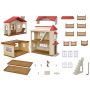 THE SYLVANIAN FAMILIES RED ROOF COUNTRY HOME WITH SECRET ATTIC PLAYROOM