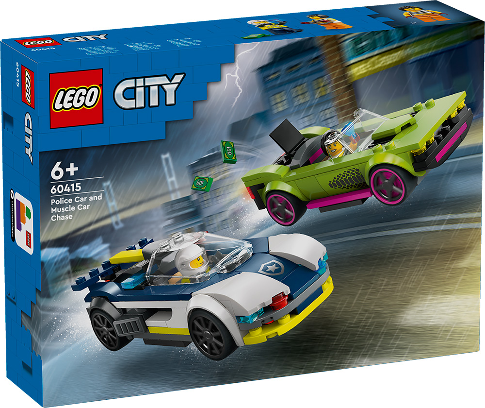 LEGO® CITY ΚΥΝΗΓΗΤΟ ΑΥΤΟΚΙΝΗΤΟΥ ΑΣΤΥΝΟΜΙΑΣ ΚΑΙ MUSCLE CAR