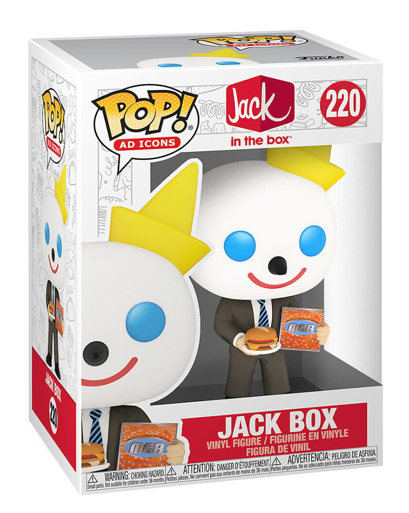 FUNKO POP! AD ICONS VINYL FIGURE JACK IN THE BOX 220