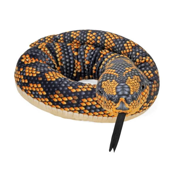 WILD REPUBLIC STUFFED ANIMAL JUNGLE CARPET PYTHON SNAKE 137 cm