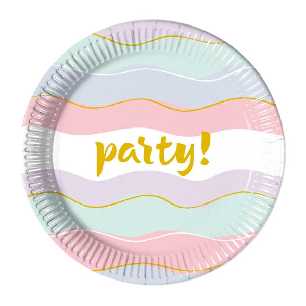 ΠΙΑΤΑ ΜΕΓΑΛΑ 23 εκ. ELEGANT PARTY FSC 8 τεμ.