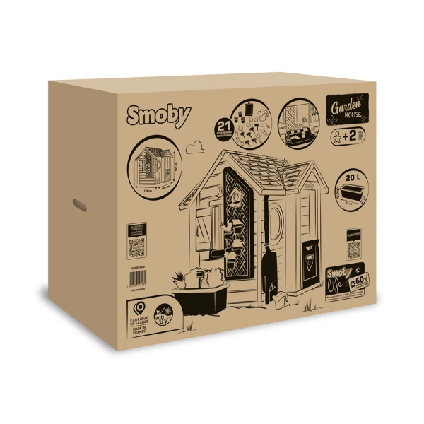 SMOBY LIFE ΣΠΙΤΑΚΙ GARDEN HOUSE