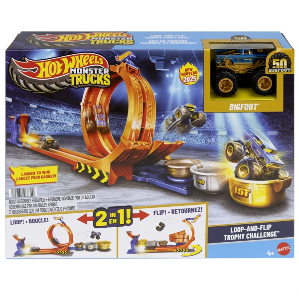 HOT WHEELS MONSTER TRUCKS LOOP-AND-FLIP TROPHY CHALLENGE