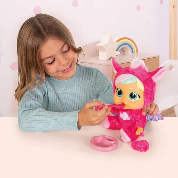 CRY BABIES ΚΛΑΨΟΥΛΙΝΙΑ ΑΓΑΠΟΥΛΙΝΙΑ LOVING CARE FANTASY ΔΙΑΔΡΑΣΤΙΚΗ ΚΟΥΚΛΑ ΚΛΑΙΕΙ ΜΕ ΑΛΗΘΙΝΑ ΔΑΚΡΥΑ - 2 ΣΧΕΔΙΑ