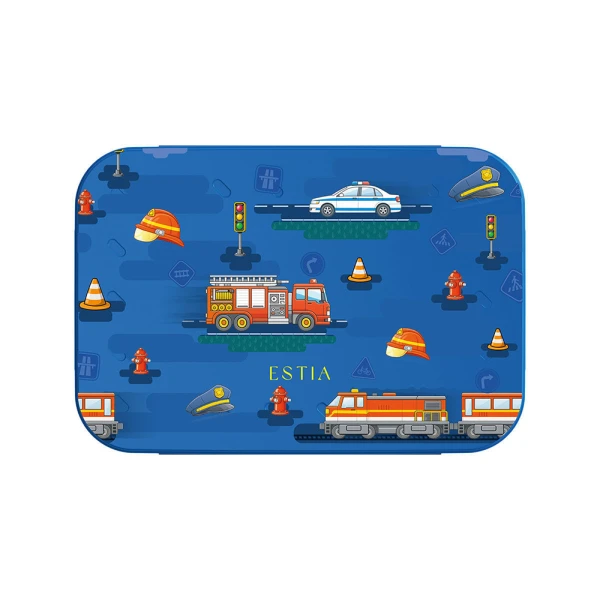 LUNCH BOX SAVE THE AEGEAN 900ml 2 REMOVABLE COMPARTMENTS CITY HEROES