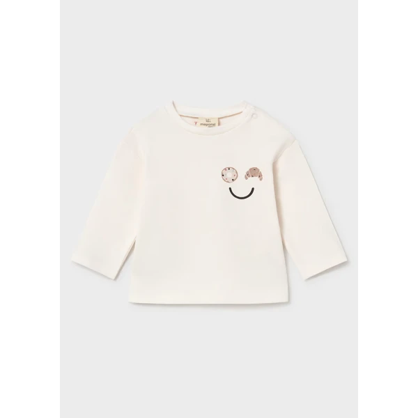 MAYORAL T-SHIRT ΜΑΚΡΥΜΑΝΙΚΟ ΠΟΥΔΡΑ 