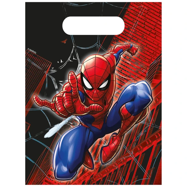 ΧΑΡΤΙΝΕΣ ΤΣΑΝΤΕΣ ΔΩΡΟΥ SPIDERMAN WORLD OF WEB 4 τεμ.