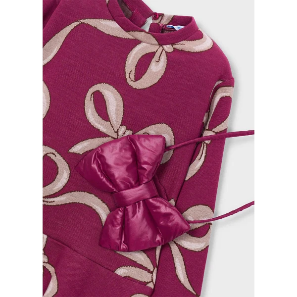 MAYORAL DRESS KNITTED BAG RASPBERRY