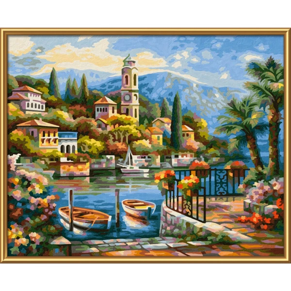SCHIPPER MNZ PAINTING BY NUMBERS PAINTING BOARD - AT LAKE COMO