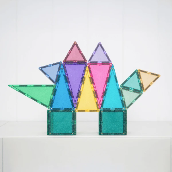 CONNETIX MAGNETIC TILES GLITTER CASTLE 48 pcs