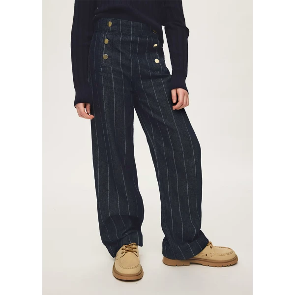 MAYORAL PANTS DENIM WIDE LEG DENIM DARK