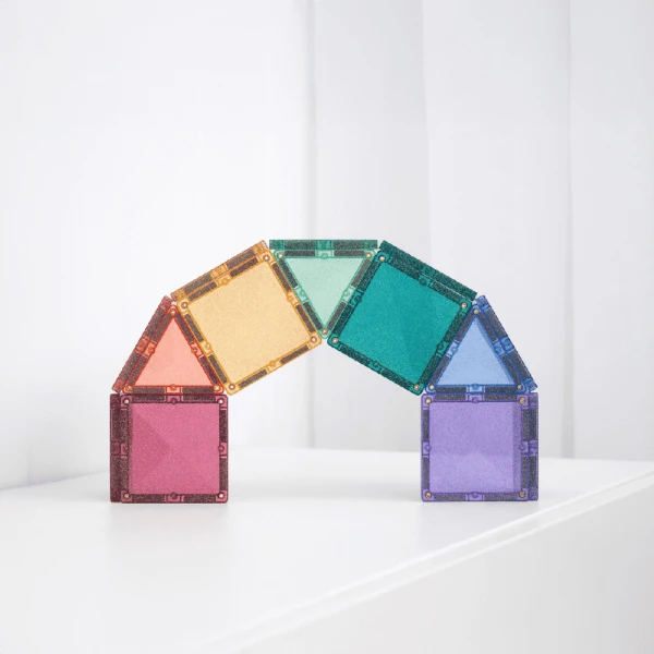 CONNETIX MAGNETIC TILES GLITTER CASTLE 48 pcs