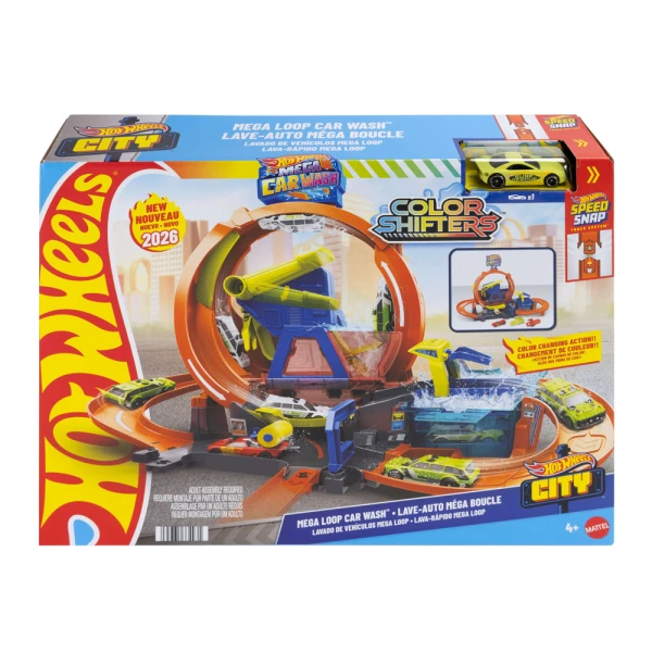 HOT WHEELS CITY MEGA LOOP CAR WASH