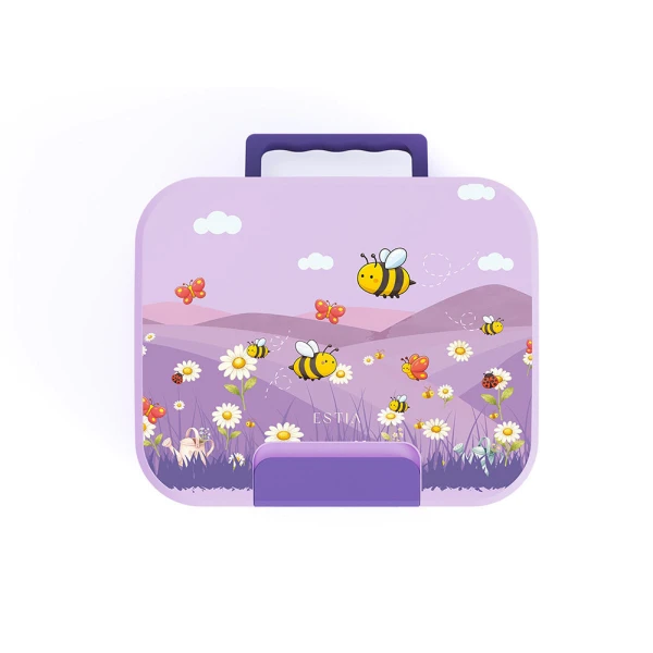LUNCH BOX SAVE THE AEGEAN 1040ml 3 REMOVABLE COMPARTMENTS GARDEN FRIENDS