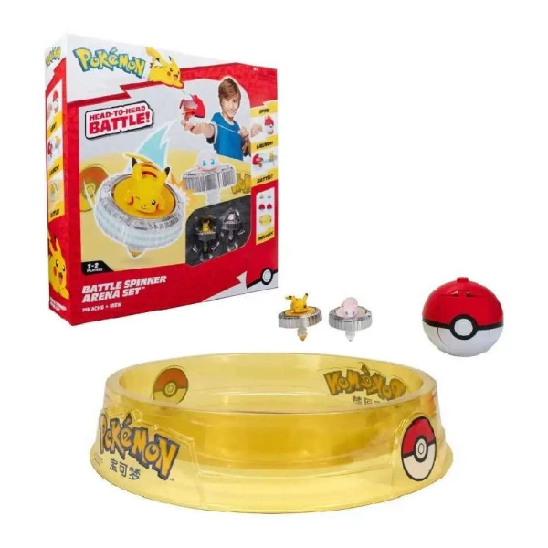 POKEMON BATTLE SPINNER ΜΕ ΦΙΓΟΥΡΑ ΚΑΙ ΑΡΕΝΑ