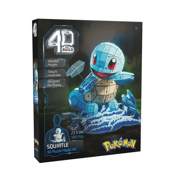 4D PUZZLE POKEMON 180 pcs SQUIRTLE