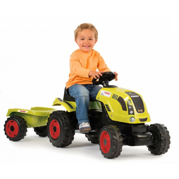 SMOBY CLAAS FARMER XL TRACTOR & TRAILER