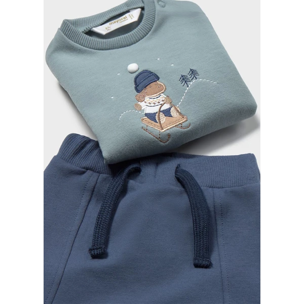 MAYORAL TRACKSUIT 3 PIECES VEST BLUE