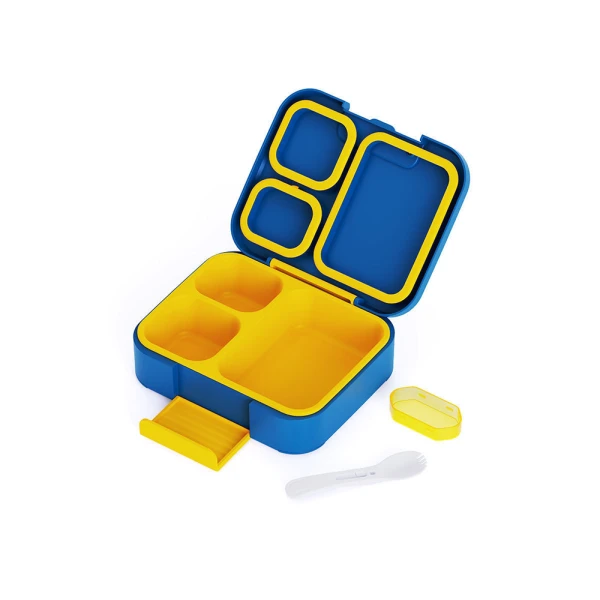 LUNCH BOX SAVE THE AEGEAN 1040ml 3 REMOVABLE COMPARTMENTS CITY HEROES