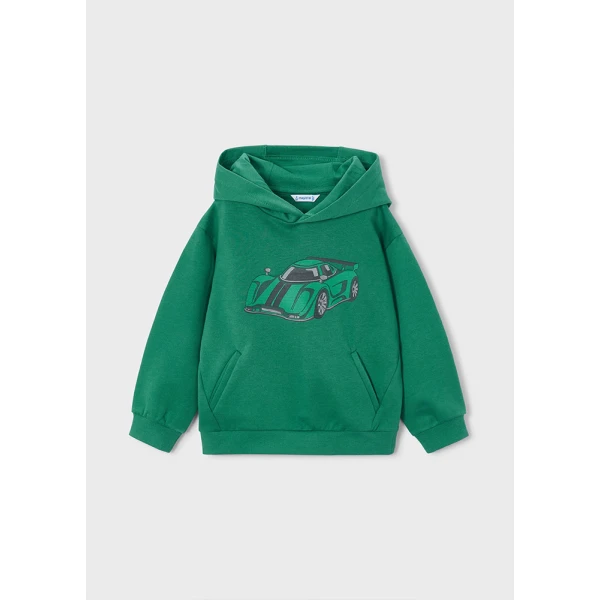 MAYORAL SWEATSHIRT WITH EMBOSSED PRINT LIME GREEN