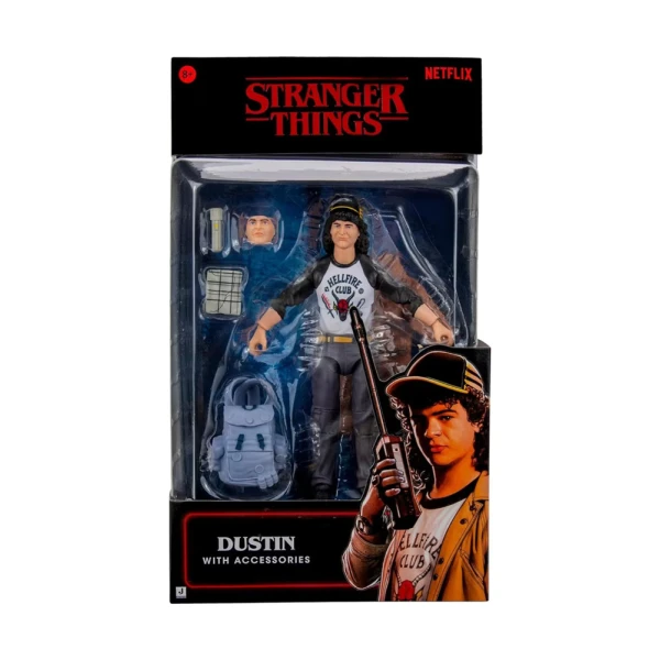 STRANGER THINGS COLLECTOR 15cm ARTICULATED FIGURE WITH ACCESSORIES - DUSTIN