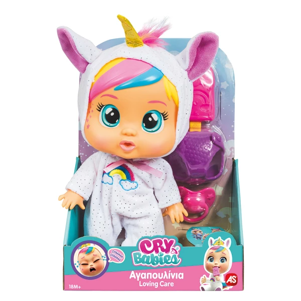 CRY BABIES ΚΛΑΨΟΥΛΙΝΙΑ ΑΓΑΠΟΥΛΙΝΙΑ LOVING CARE FANTASY ΔΙΑΔΡΑΣΤΙΚΗ ΚΟΥΚΛΑ ΚΛΑΙΕΙ ΜΕ ΑΛΗΘΙΝΑ ΔΑΚΡΥΑ - 2 ΣΧΕΔΙΑ