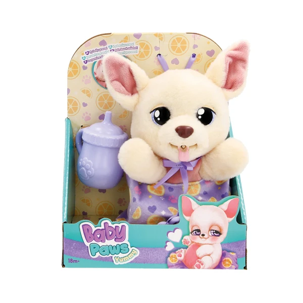 BABY PAWS PLUSH PUPPIES YUMMY - 3 DESIGNS