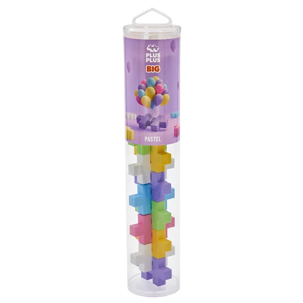 PLUS PLUS BIG ΤΟΥΒΛΑΚΙΑ PASTEL ΓΙΑ 12+ ΜΗΝΩΝ