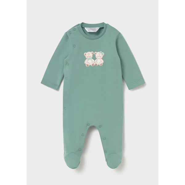MAYORAL SET 2 ROMPERS INTELOCK MINT