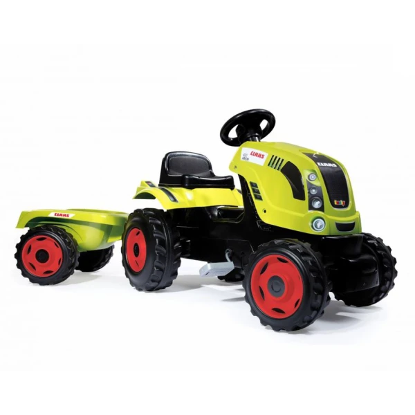 SMOBY CLAAS FARMER XL TRACTOR & TRAILER