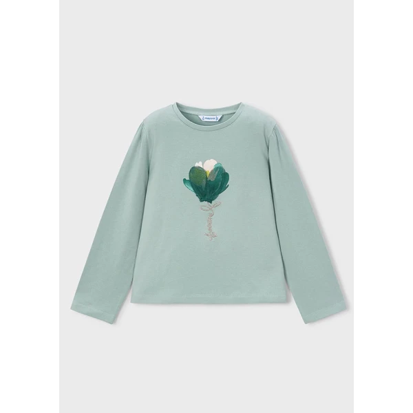 MAYORAL BLOUSE LONG SLEEVES FORMAL  PISTACHIO