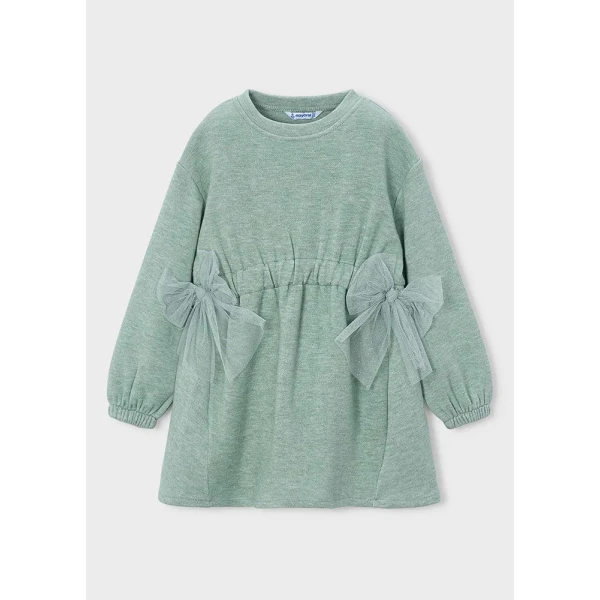 MAYORAL DRESS KNITTED GREEN