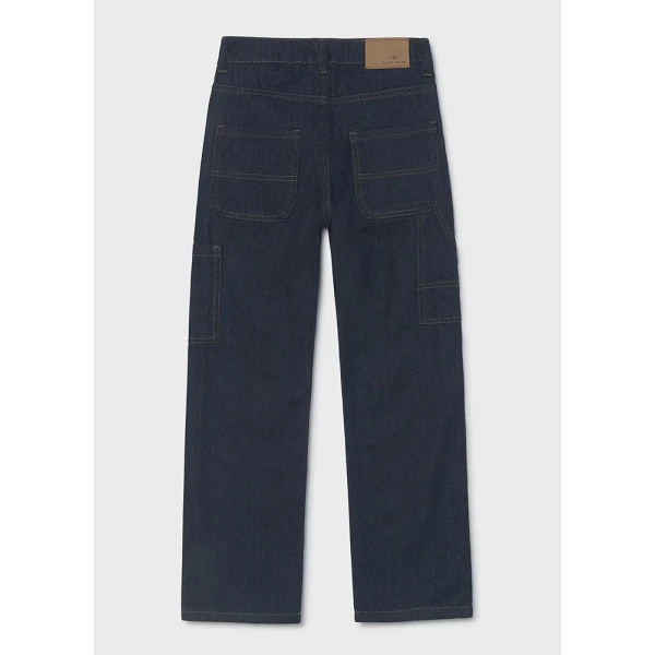 MAYORAL RELAXED FIT DENIM PANTS DARK BLUE