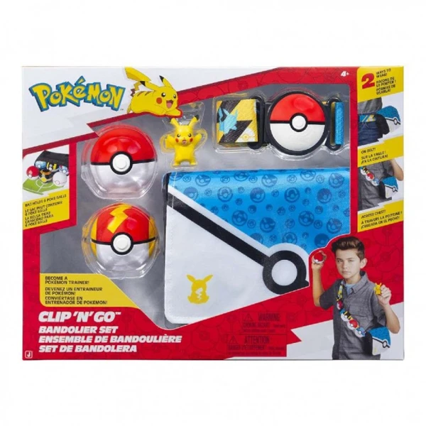 POKEMON CLIP N GO BANDOLIER SET W6 - 2 DESIGNS