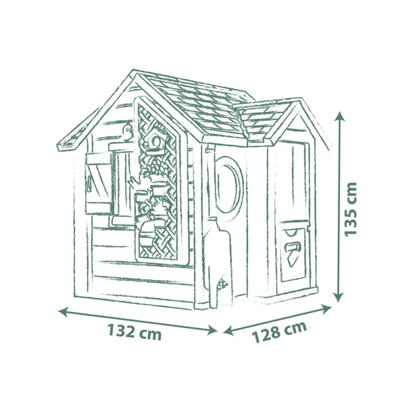 SMOBY LIFE ΣΠΙΤΑΚΙ GARDEN HOUSE