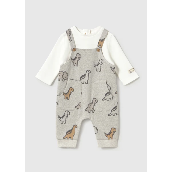 MAYORAL ROMPER PINAFORE INTENSE CREAM