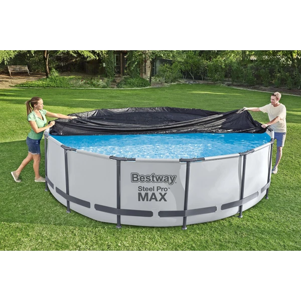 BESTWAY ΣΤΡΟΓΓΥΛΟ ΚΑΛΥΜΜΑ ΠΙΣΙΝΑΣ 366 cm