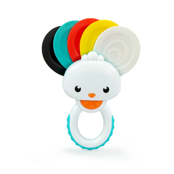 BABY CLEMENTONI BABY RATTLE RAINBOW PEACOCK FOR 3+ MONTHS