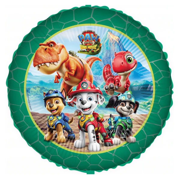 FOIL BALLOON PAW PATROL 3 DINO MOVIE 46 cm