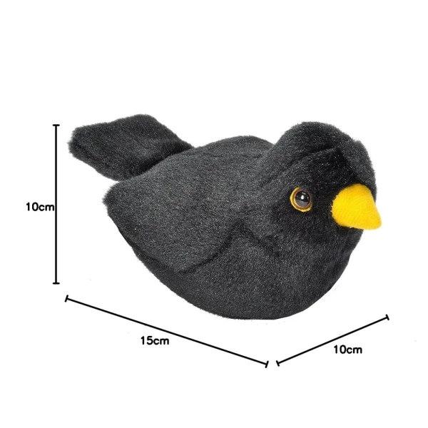WILD REPUBLIC RSPB II STUFFED ANIMAL EUROPEAN BLACKBIRD 13-15 cm