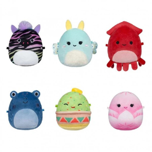 MICROMALLOWS - SET 6 PLUSH 6cm SQUISHMALLOWS W2