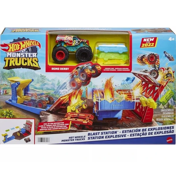 HOT WHEELS MONSTER TRUCKS ΣΕΤ ΣΟΥΠΕΡ ΕΚΡΗΞΕΙΣ & ΣΥΓΚΡΟΥΣΕΙΣ