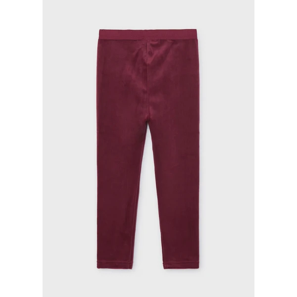 MAYORAL LEGGINGS VELVET BASIC RASPBERRY
