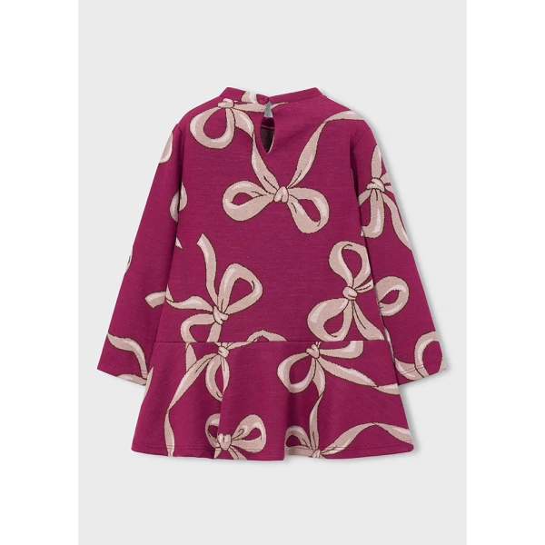 MAYORAL DRESS KNITTED BAG RASPBERRY