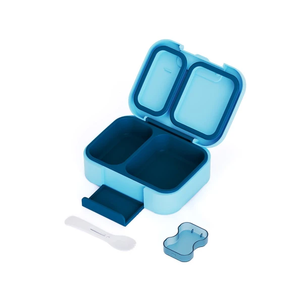 LUNCH BOX SAVE THE AEGEAN 750ml 2 REMOVABLE COMPARTMENTS OCEAN PLAY
