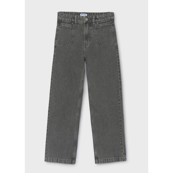 MAYORAL PANTS DENIM RELAXED-FIT GREY
