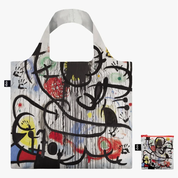 LOQI RECYCLED TOTE BAG - JOAN MIRO MAY 68