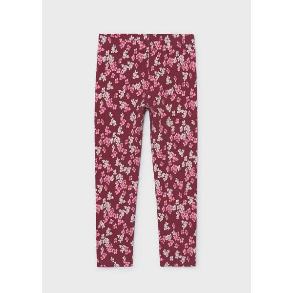 MAYORAL LEGGINGS FLEECE PRINTED RASPBERRY