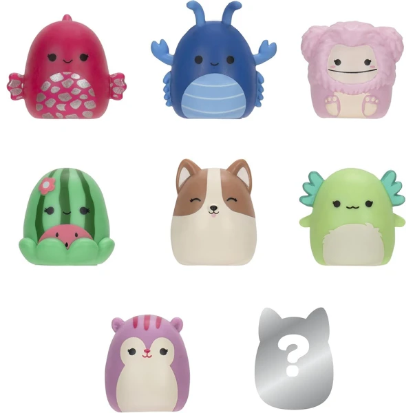 SQUISH-A-LONGS SQUISHMALLOWS SET 8 pcs W2 FIGURES & ACCESSORIES