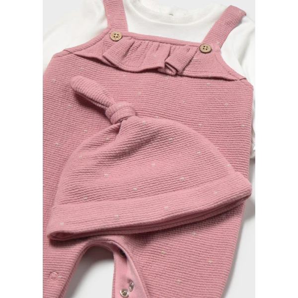 MAYORAL ROMPER PINAFORE POWDER